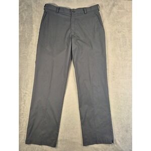 Nike Golf Pants Mens 34x32 Gray Dri Fit Tour Performance Tech Flex Windowpane